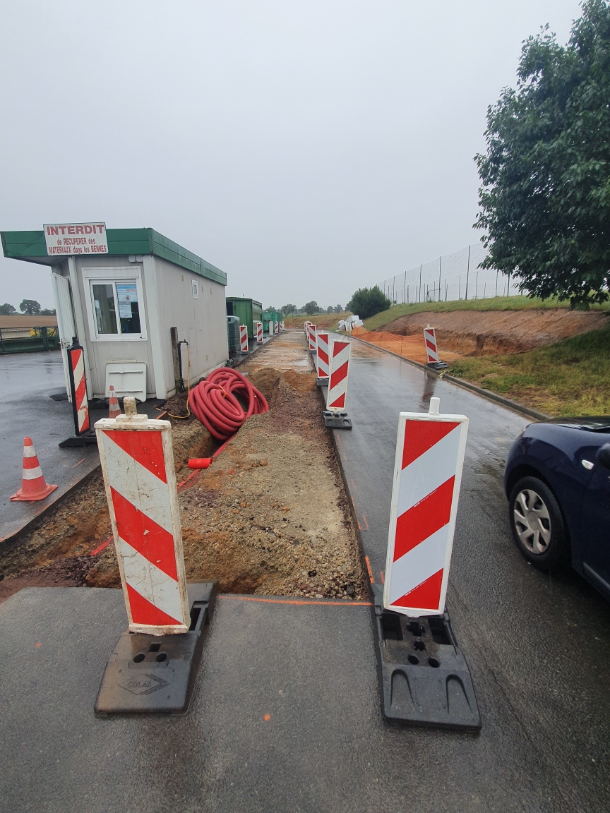 Travaux : fermeture déchèterie Lurcy-Lévis