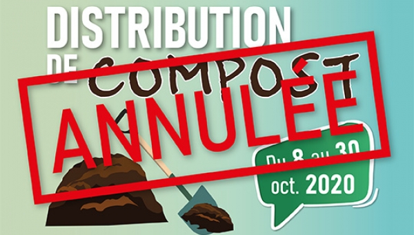 Distribution de compost : annulation