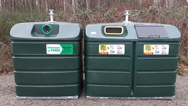 Des nouvelles colonnes de tri installées