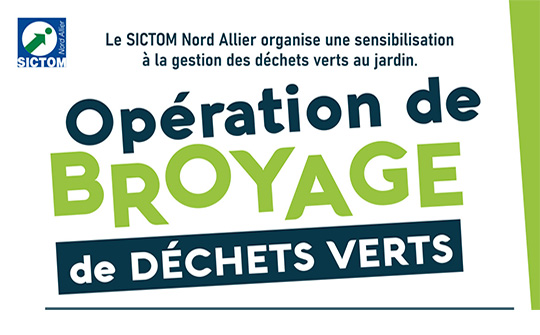 OPERATION BROYAGE DE DECHETS VERTS
