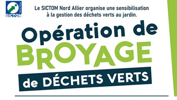 OPERATION BROYAGE DE DECHETS VERTS