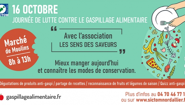 16 octobre : journée nationale de lutte contre le gaspillage alimentaire