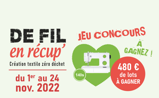 Concours : création textile zéro déchet