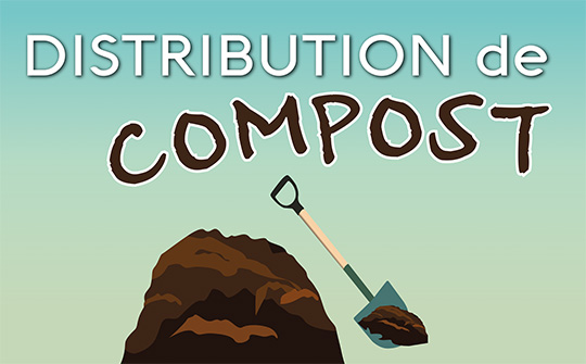 Distribution de compost d'automne