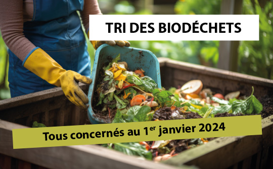 Le tri des biodéchets, c’est au 1er janvier