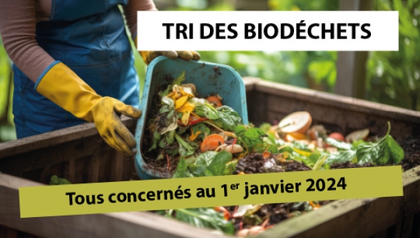 Le tri des biodéchets, c’est au 1er janvier