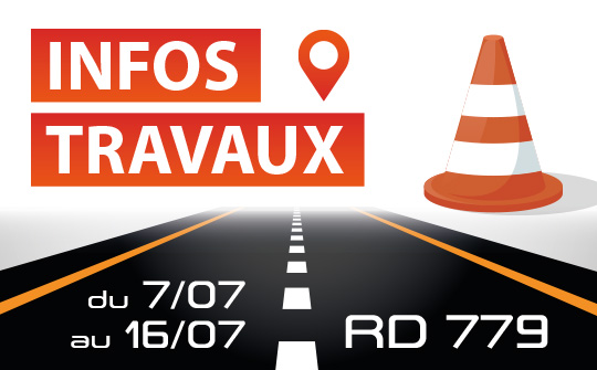 Travaux sur la RD 779