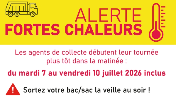 ALERTE ORANGE CANICULE