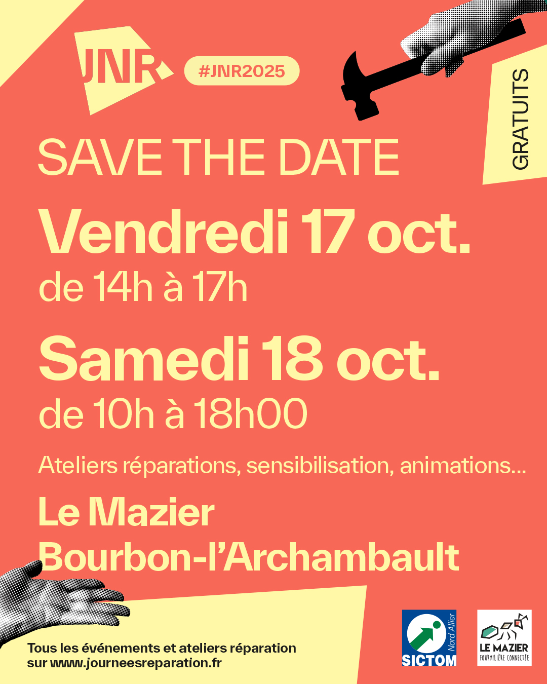 encart Instagram journées nationales de la réparation save the date 1080x1350